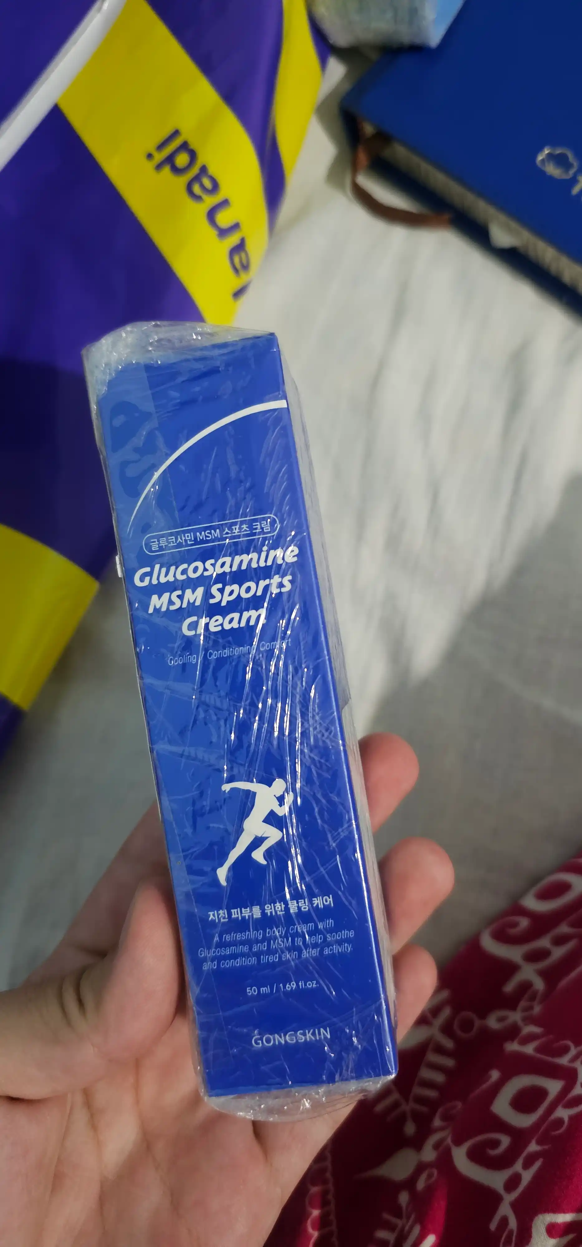 Glyukozamin MSM sport kremi, yelka, bel, tizza, bo'g'im, bo'yin og'rig'iga qarshi krem