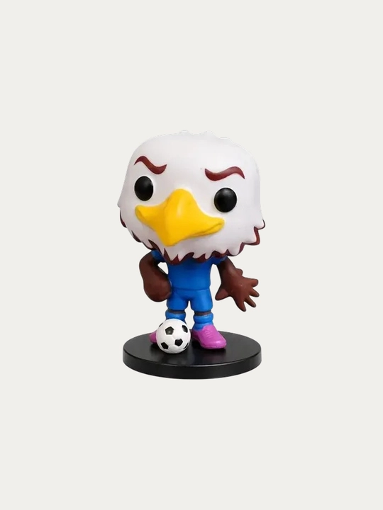 Kolleksion haykalcha, mualliflik varianti, Funko Pop uslubida, futbolchi, suvenir