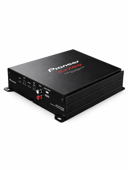 Avtomobil kuchaytirgichi Pioneer GM-E7002, 2 kanalli audio kuchaytirgich 2x70W RMS