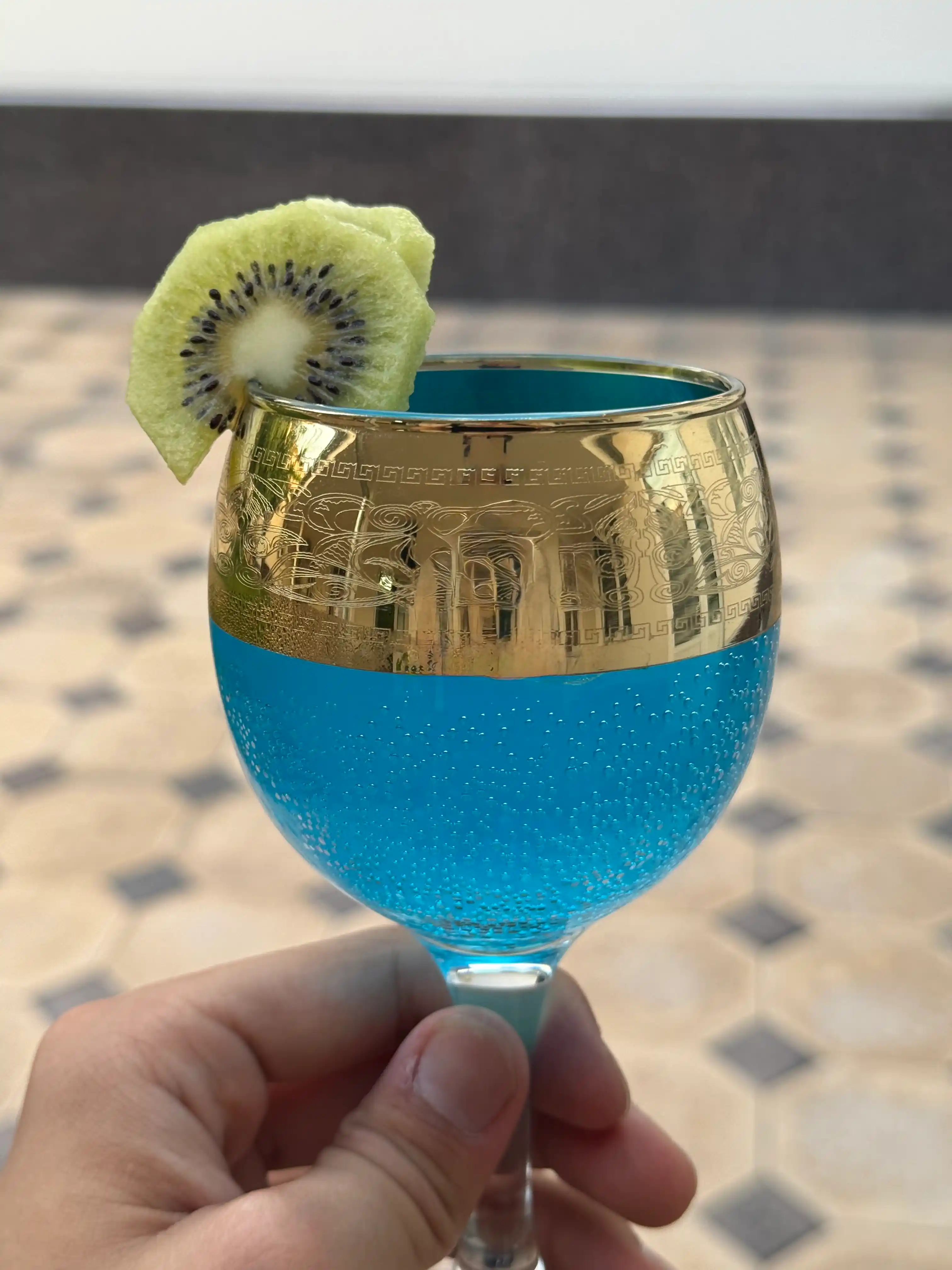 Barline Blue Curacao — kokteyl va desertlar uchun apelsin ta’mli sirop, 1 litr