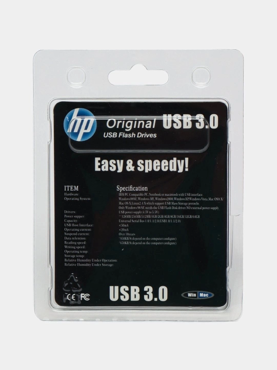 USB Флешка HP, высокоскоростная USB Флеш-карта, 2, 4, 8, 16, 32, 64, 128, 256 Гб