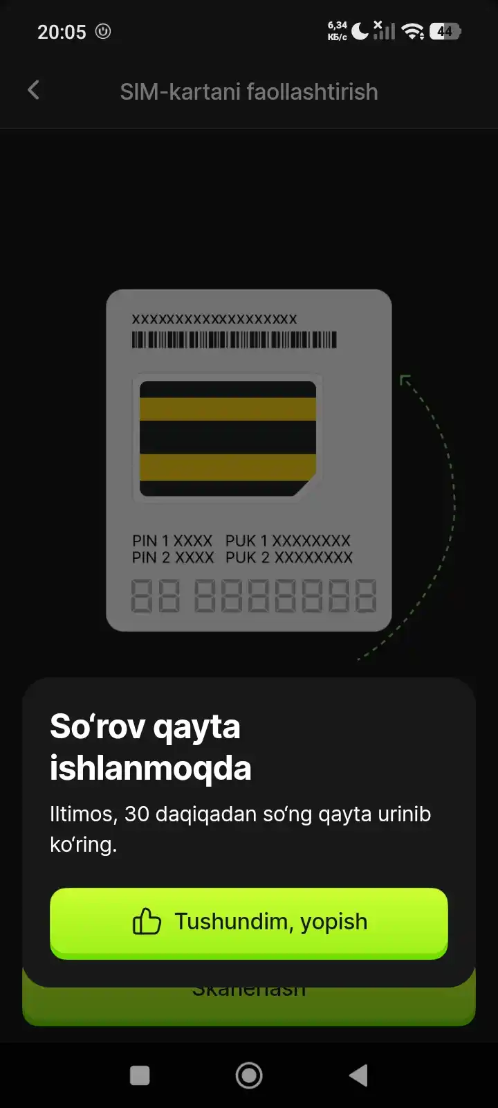 SIM-карта с самостоятельной регистрацией от Beeline