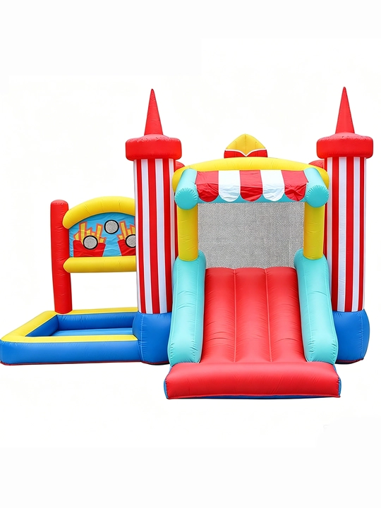 Надувной игровой центр для детей, бассейн, батут, горка RockingAir