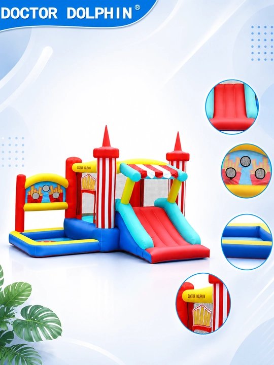 Надувной игровой центр для детей, бассейн, батут, горка RockingAir