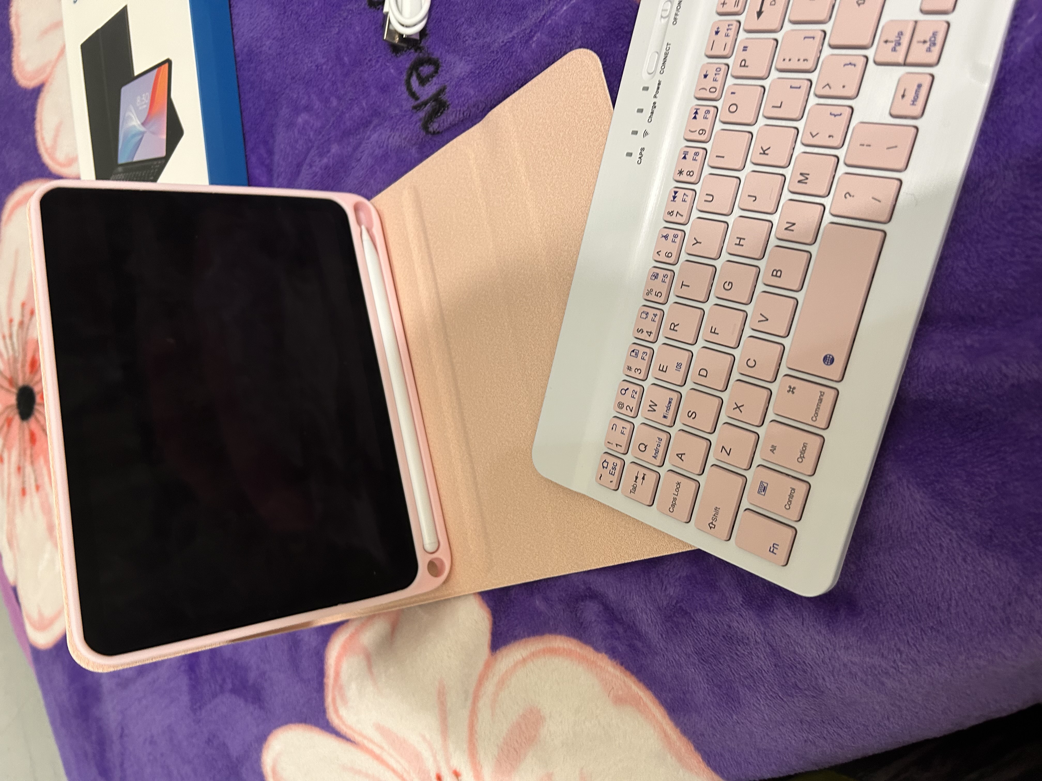 Чехол со съемной Bluetooth-клавиатурой и слотом для стилуса, для разных моделей iPad
