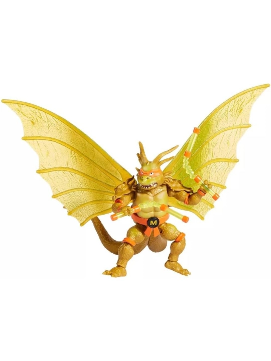 Michelangelo x Godzilla Ninza toshbaqalari kolleksion haykalchasi, 11 sm