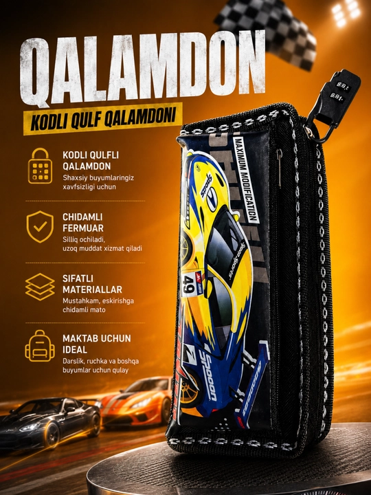 Maktab penali, zamokli penal, o‘quvchi uchun, qalamdon