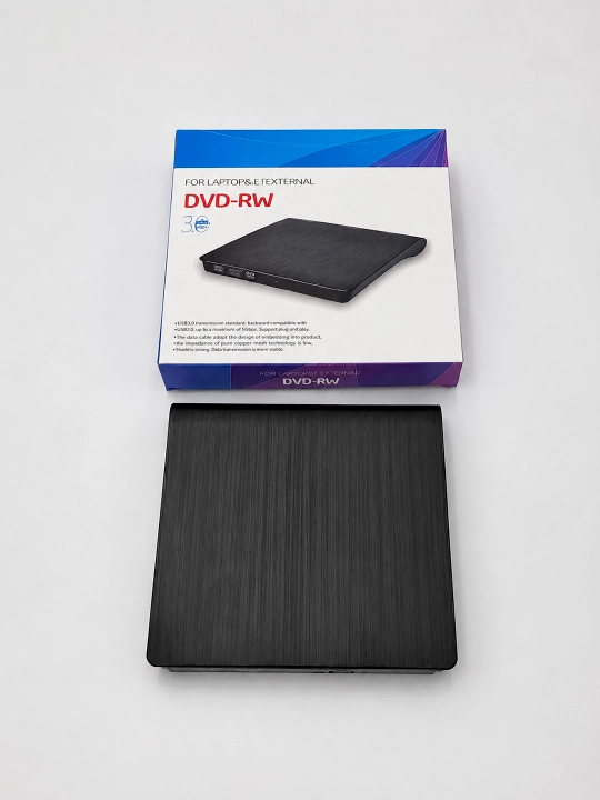 USB 3.0 Type-C tashqi DVD/CD disk yurituvchi, noutbuk va kompyuter uchun, o‘qish va yozish