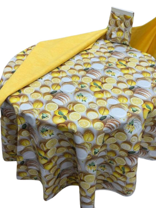 Turkiya Duck matodan Ranner 177x40 sm va tarelka uchun 31 smli bezakli va raner, dasturxon - 