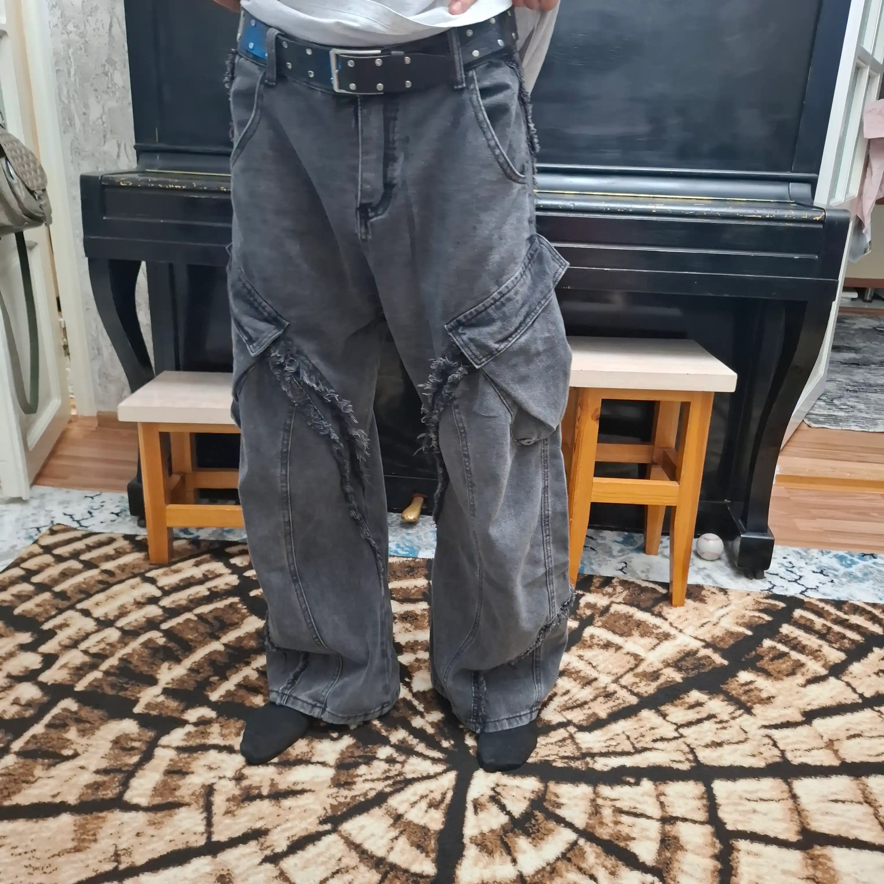 Jinsi baggy oversize Y2K