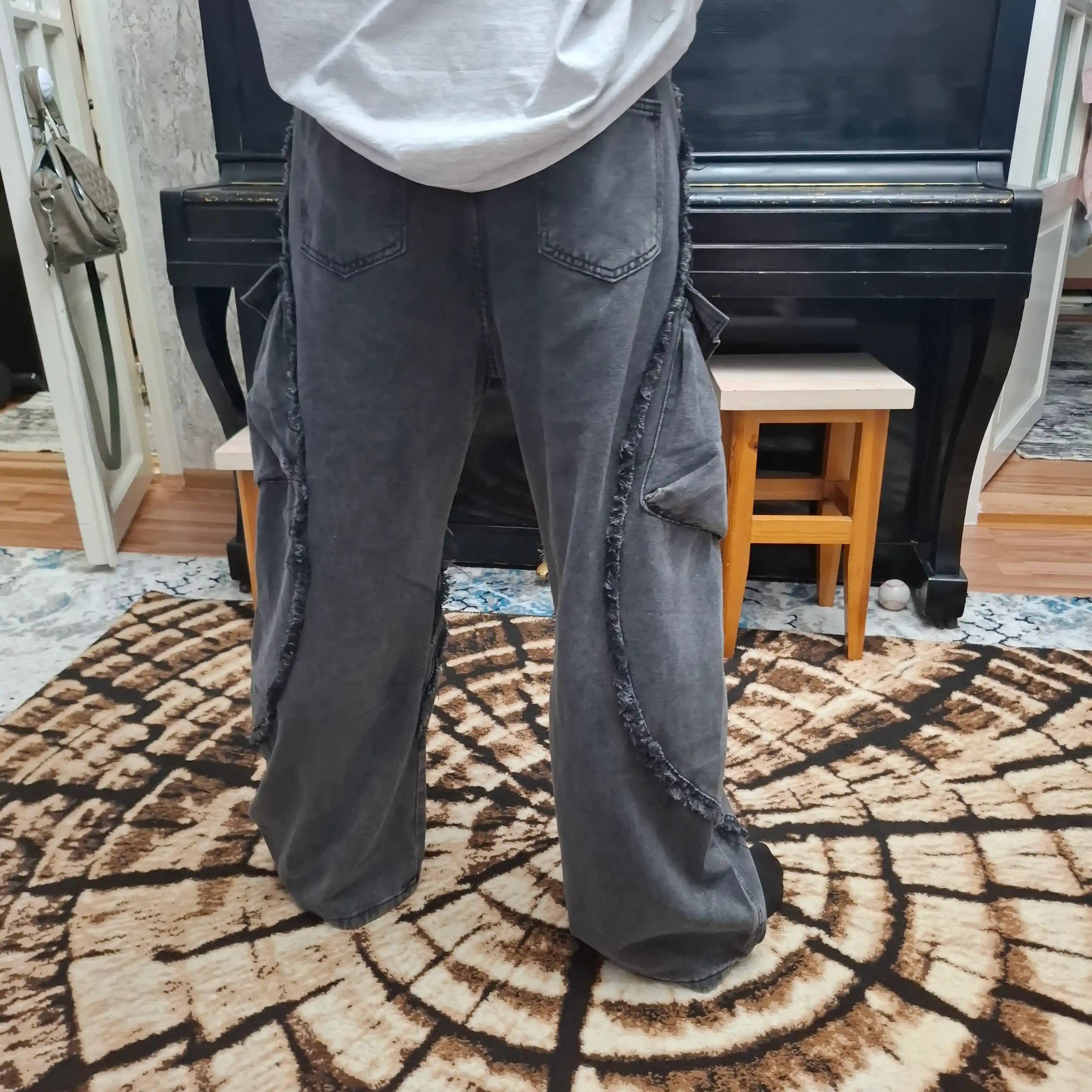Jinsi baggy oversize Y2K