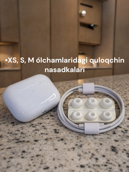 A Pods Pro 2 Premium simsiz quloqchinlari, iPhone va Android uchun Bluetooth, sensorli