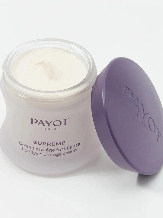 Yuz uchun qarishga qarshi mustahkamlovchi PAYOT Crème pro-âge fortifiante kremi, 50 ml