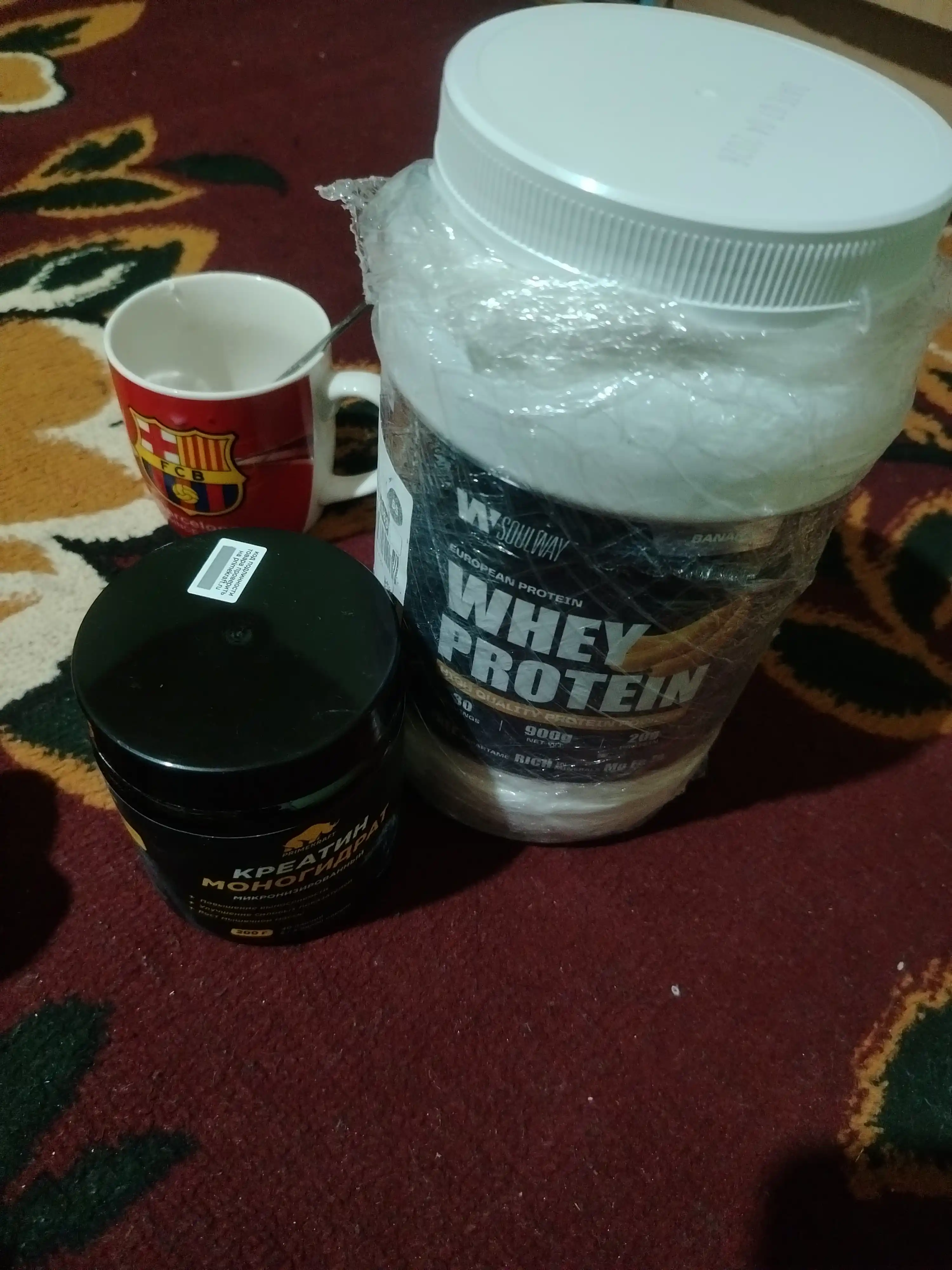 Protein Whey zardobli, Soul Way, Halal, ozish uchun sport ozuqasi