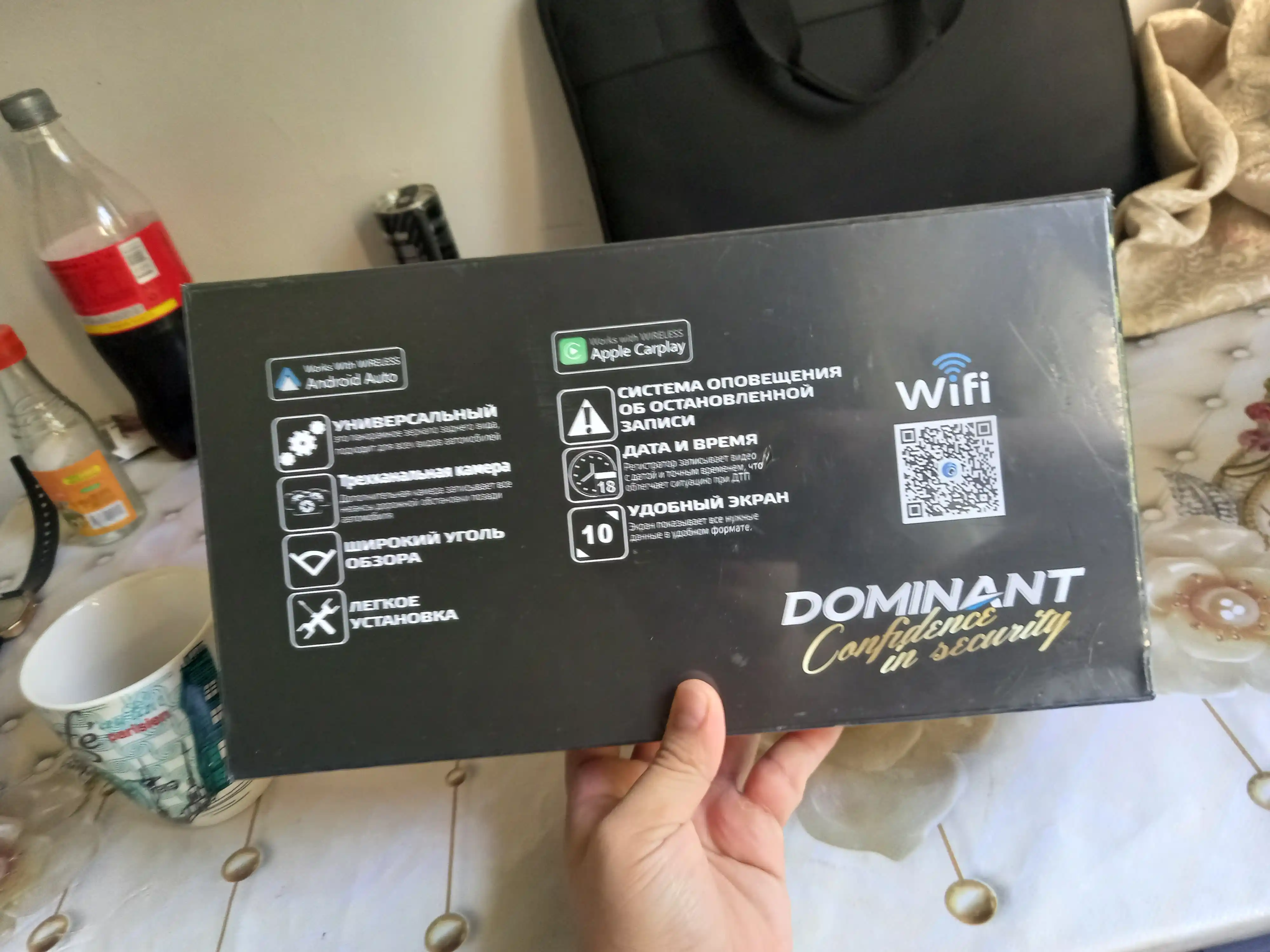 Видеорегистратор Dominant D999S PRO-2 Wifi 4К ultra hd 3 камеры