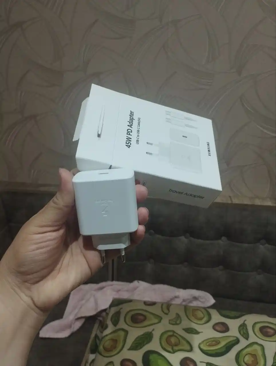 Зарядное устройство Samsung 45 Вт, 25 Вт, кабель Type-C, быстрое зарядное устройство