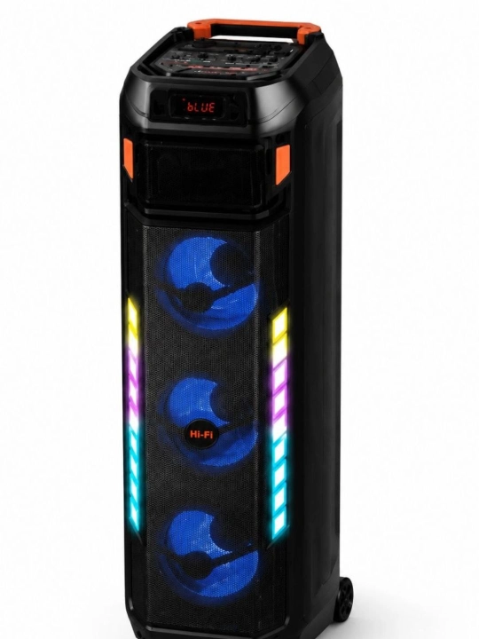 Bluetooth mikrofon va pultli ko‘chma karaoke karnay, JQS908S, ZQS4290, V122, ZQS8239