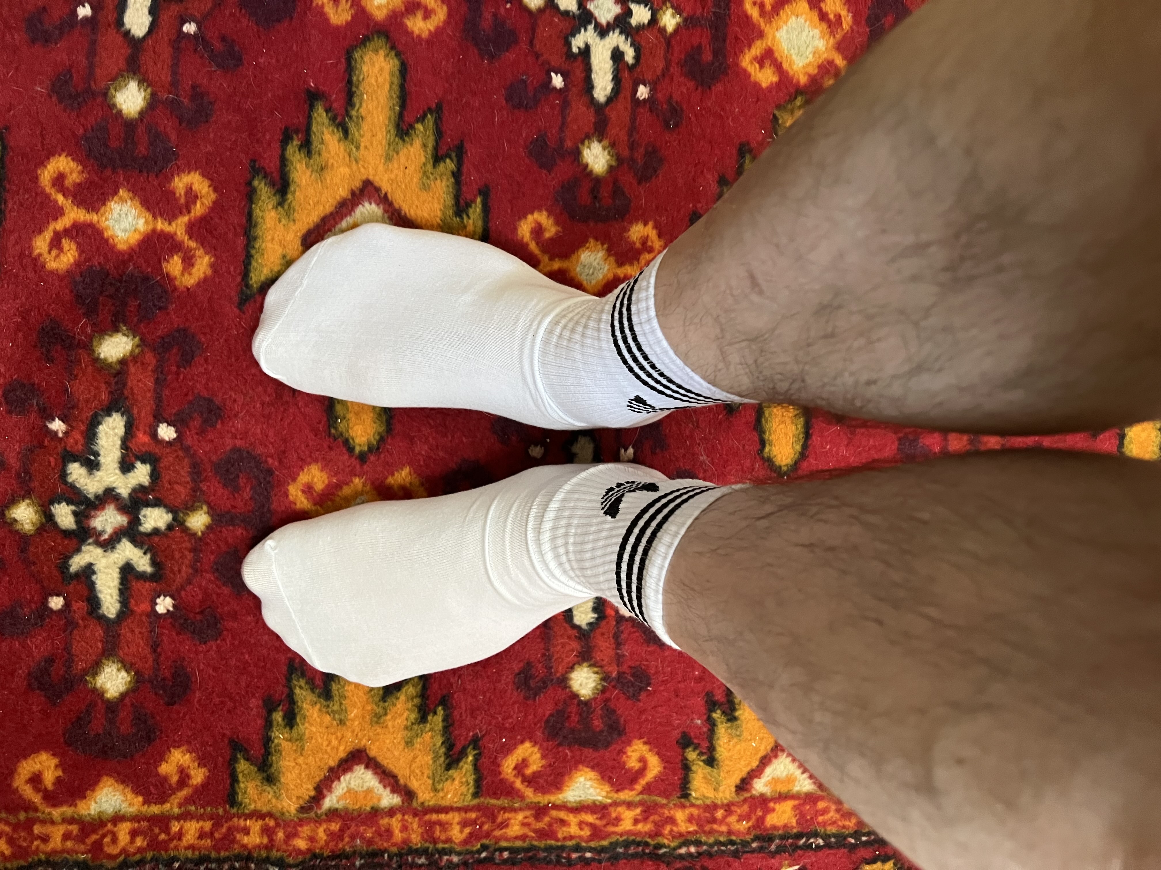 Белые, длинные, спортивные носки с принтом, 36 -43
