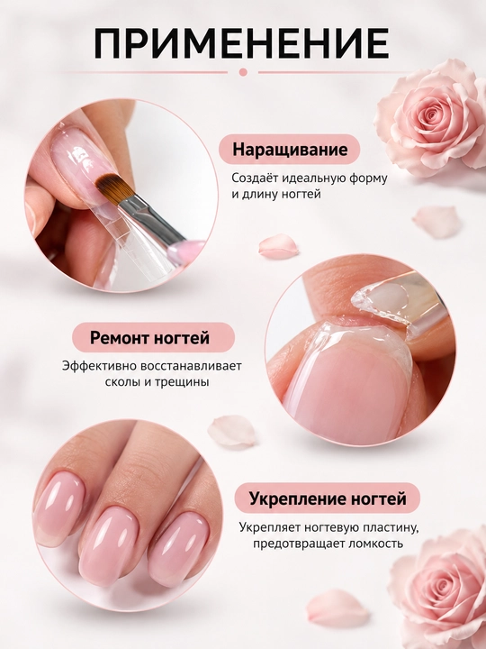 Профессиональный полигель для ногтей Polygel Cosmo Nail Fashion cosmolac, 30 мл