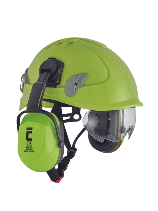 Наушники с креплением на каску CIRON Hi-Viz HV, цвет желтый