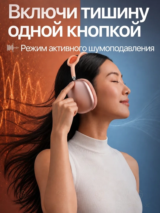 HOCO W65 Plus simsiz naushnik, Bluetooth 5.4, ANC, 45 soat