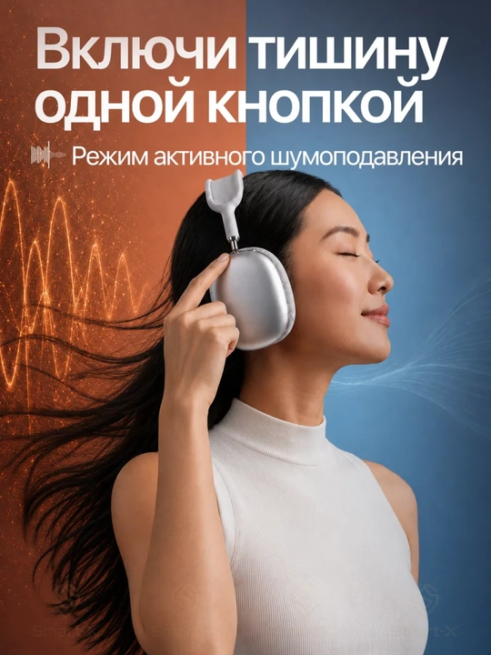 HOCO W65 Plus simsiz naushnik, Bluetooth 5.4, ANC, 45 soat