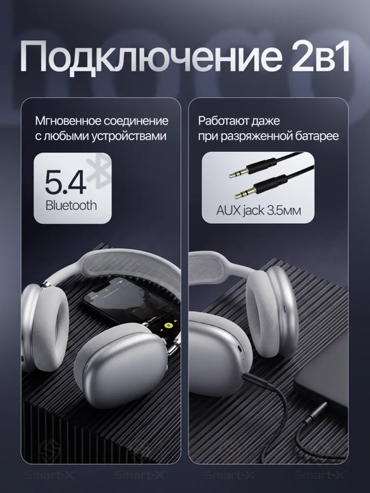 HOCO W65 Plus simsiz naushnik, Bluetooth 5.4, ANC, 45 soat