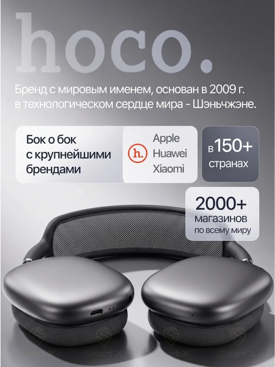 HOCO W65 Plus simsiz naushnik, Bluetooth 5.4, ANC, 45 soat