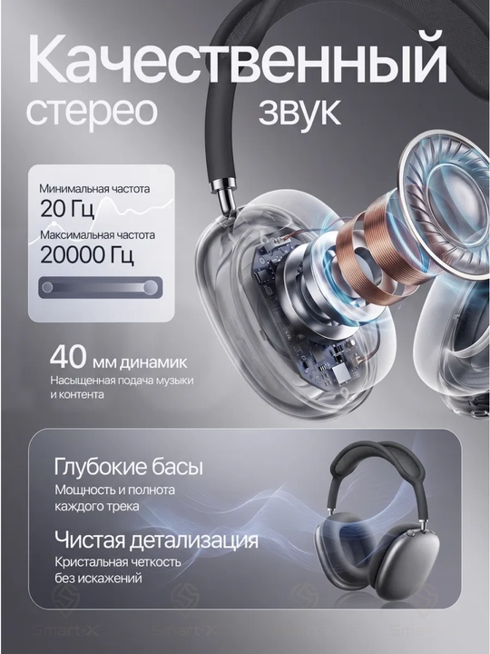 HOCO W65 Plus simsiz naushnik, Bluetooth 5.4, ANC, 45 soat