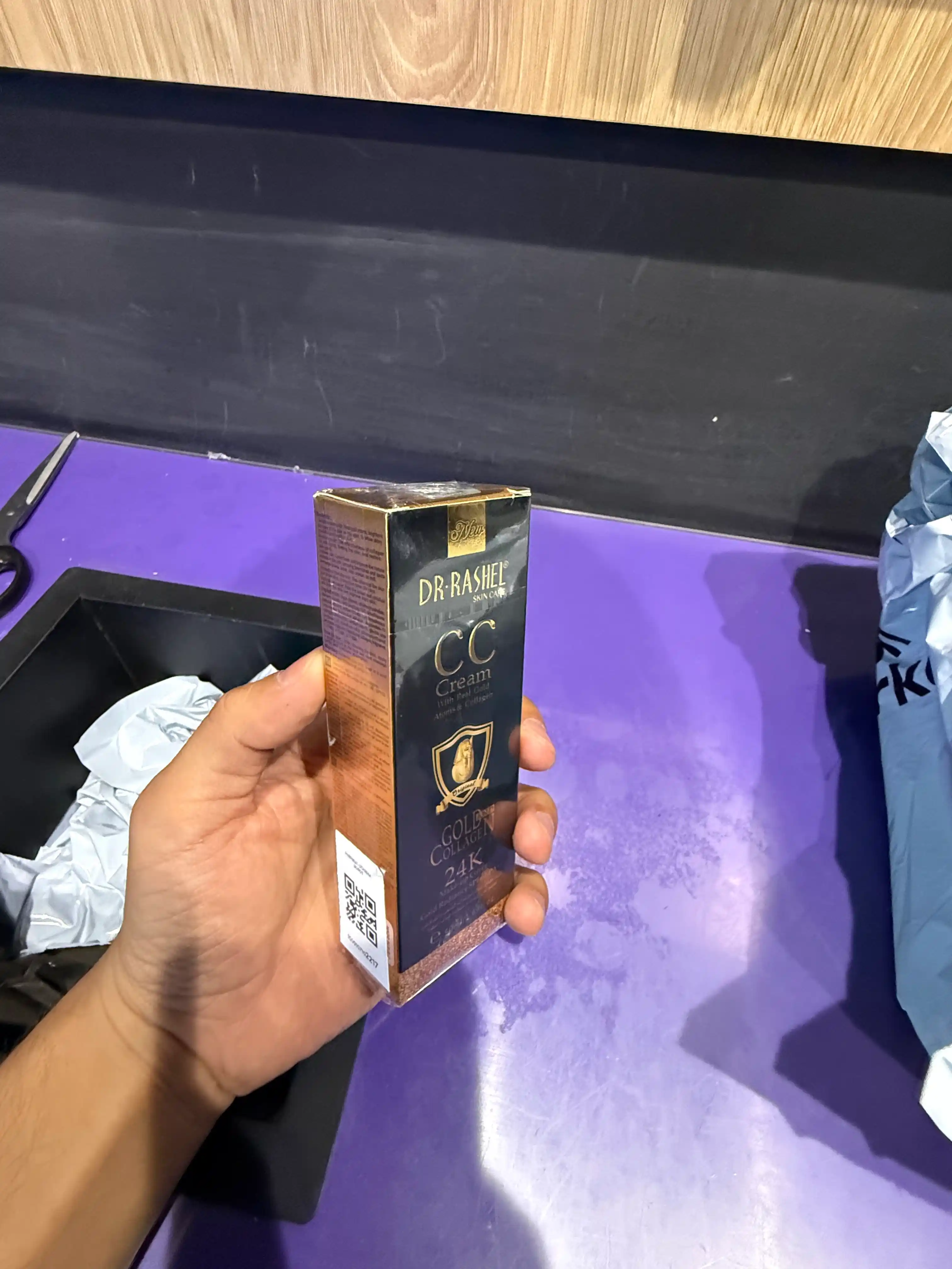 Тональный крем 24K Gold collagen CC Cream SPF60, Dr Rashel, 50 мл