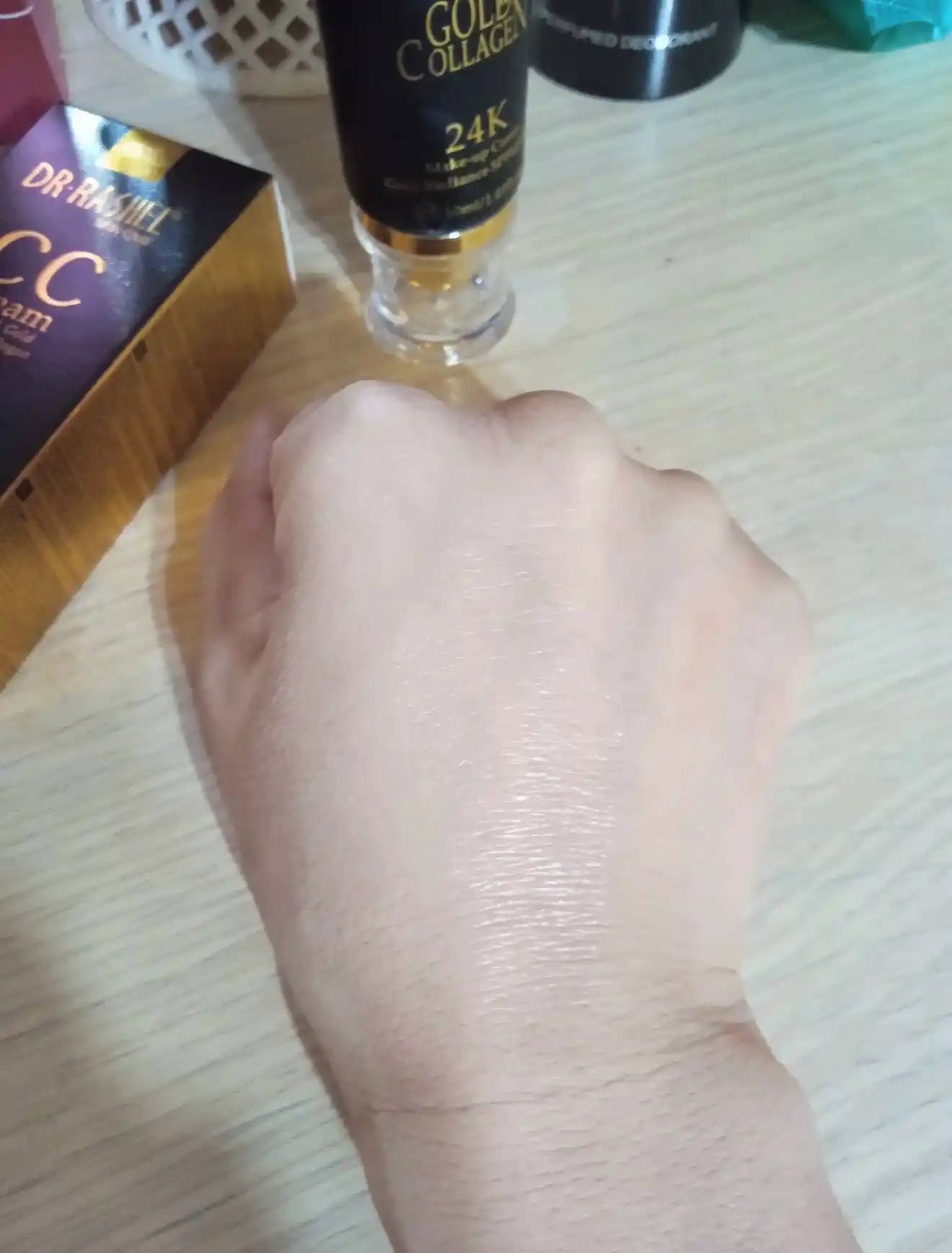 Тональный крем 24K Gold collagen CC Cream SPF60, Dr Rashel, 50 мл