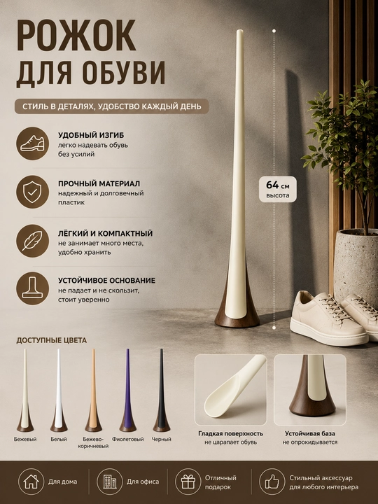 Poyabzal uchun qoshiq - 
