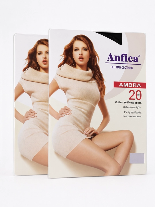 Капроновые колготки Anfica Ambra 20 DEN для женщин, утягивающие, Maxi, набор 1, 2 или 4 шт