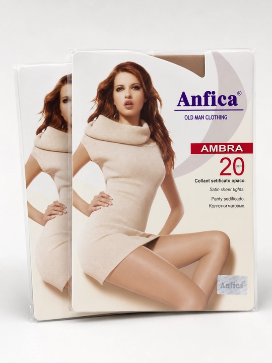 Капроновые колготки Anfica Ambra 20 DEN для женщин, утягивающие, Maxi, набор 1, 2 или 4 шт
