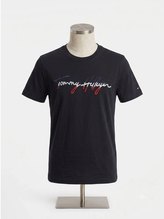 Футболка Tommy Hilfiger, 100% хлопок, турецкий продукт для мужчин