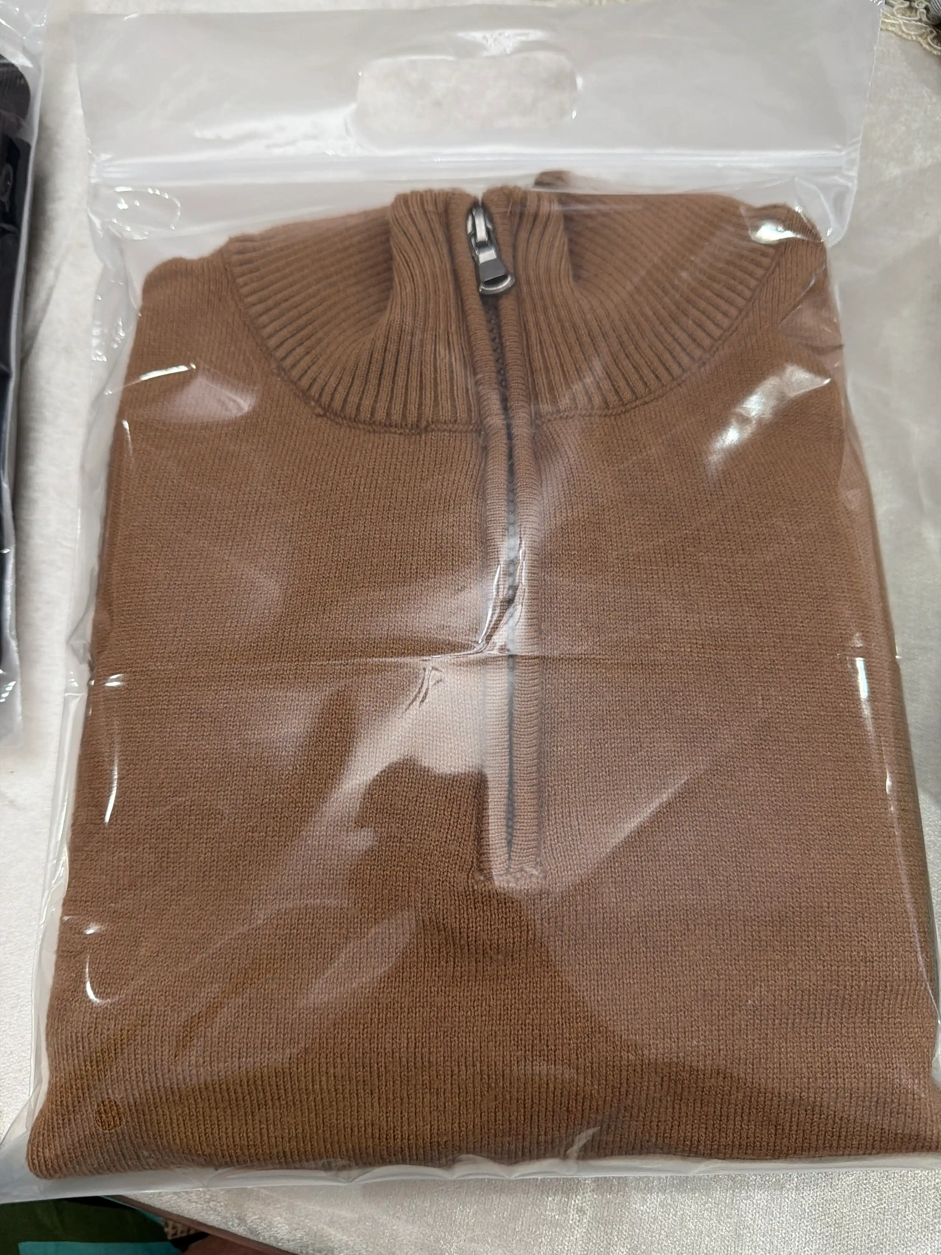 Zip Lock пакеты с ручками для упаковки хранения аксессуаров, матовая и прозрачная, 50 штук
