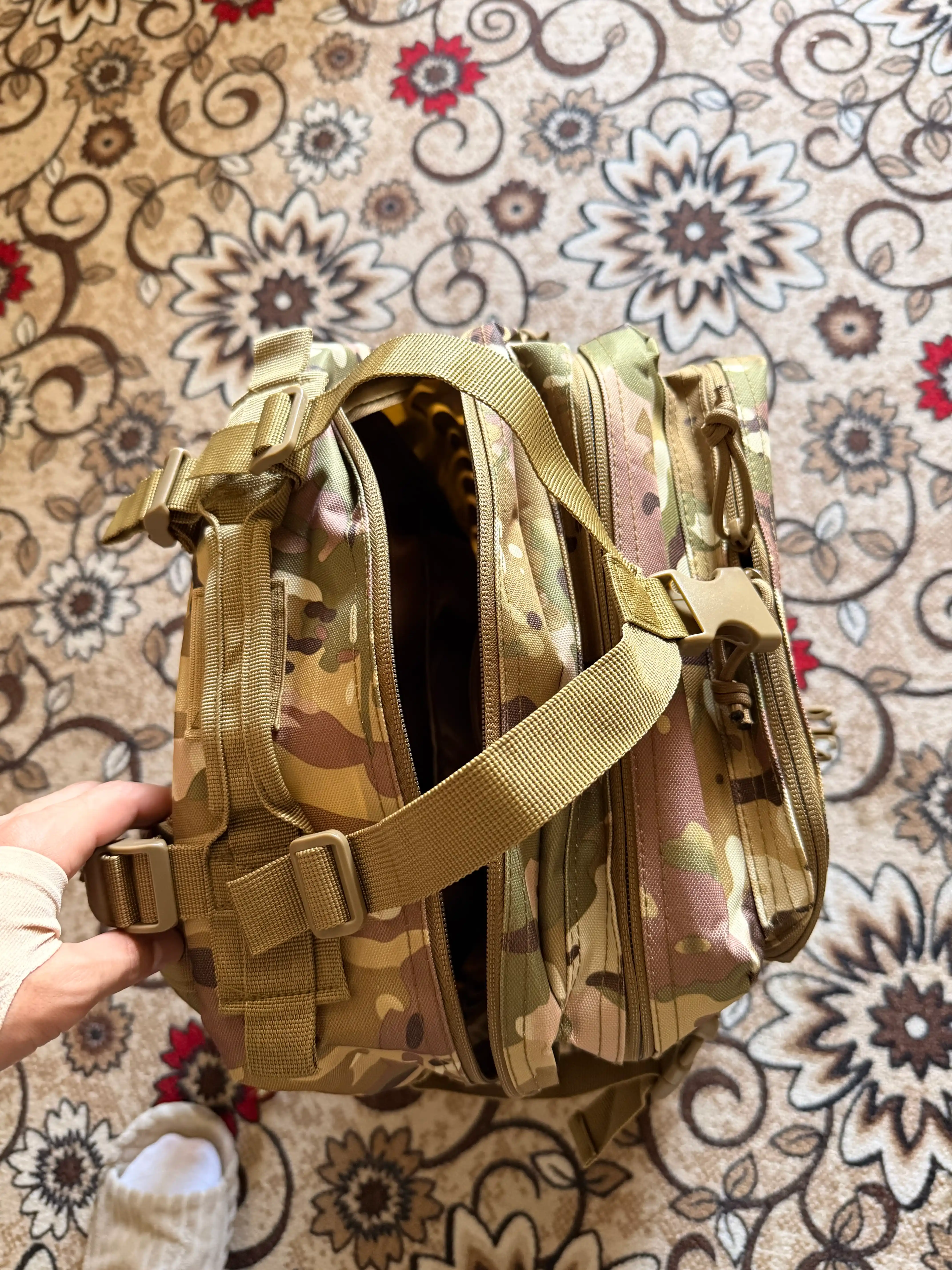 Maxsus kuchlar taktik ryukzagi SpecialForce, mustahkamlangan, MOLLE tizimi bilan