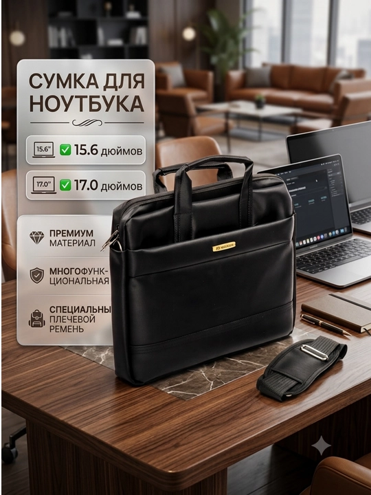 Универсальная сумка для ноутбука, деловой стиль для мужчин и женщин, портфель - 