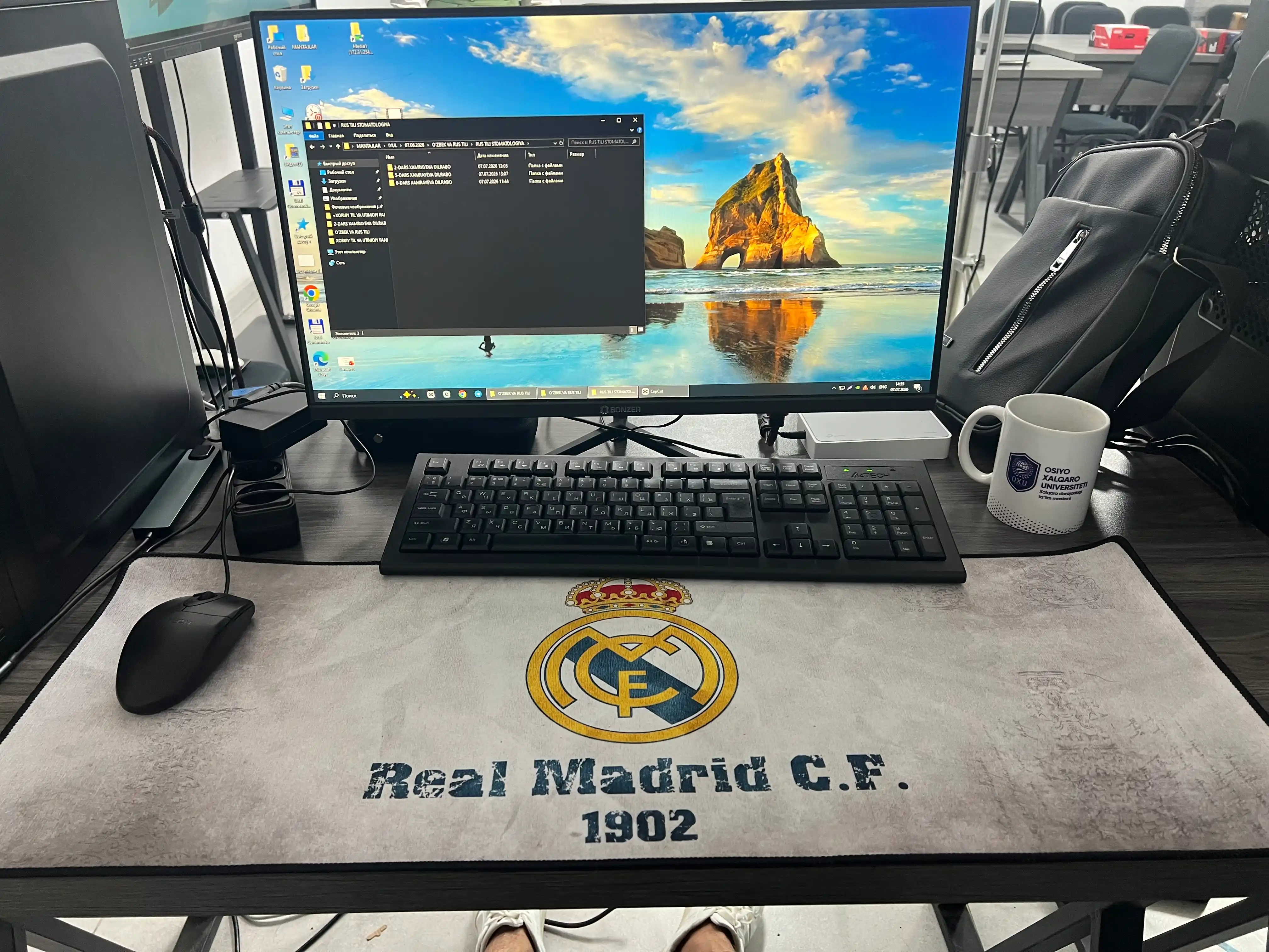 O‘yin va ofis uchun katta sichqoncha gilamchasi 80×30 sm, 3 mm qalinlikdagi Mouse Pad