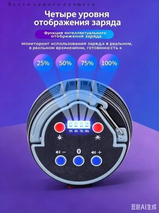 Лампа от комаров с USB зарядкой и Bluetooth колонкой, LED фонарь для кемпинга