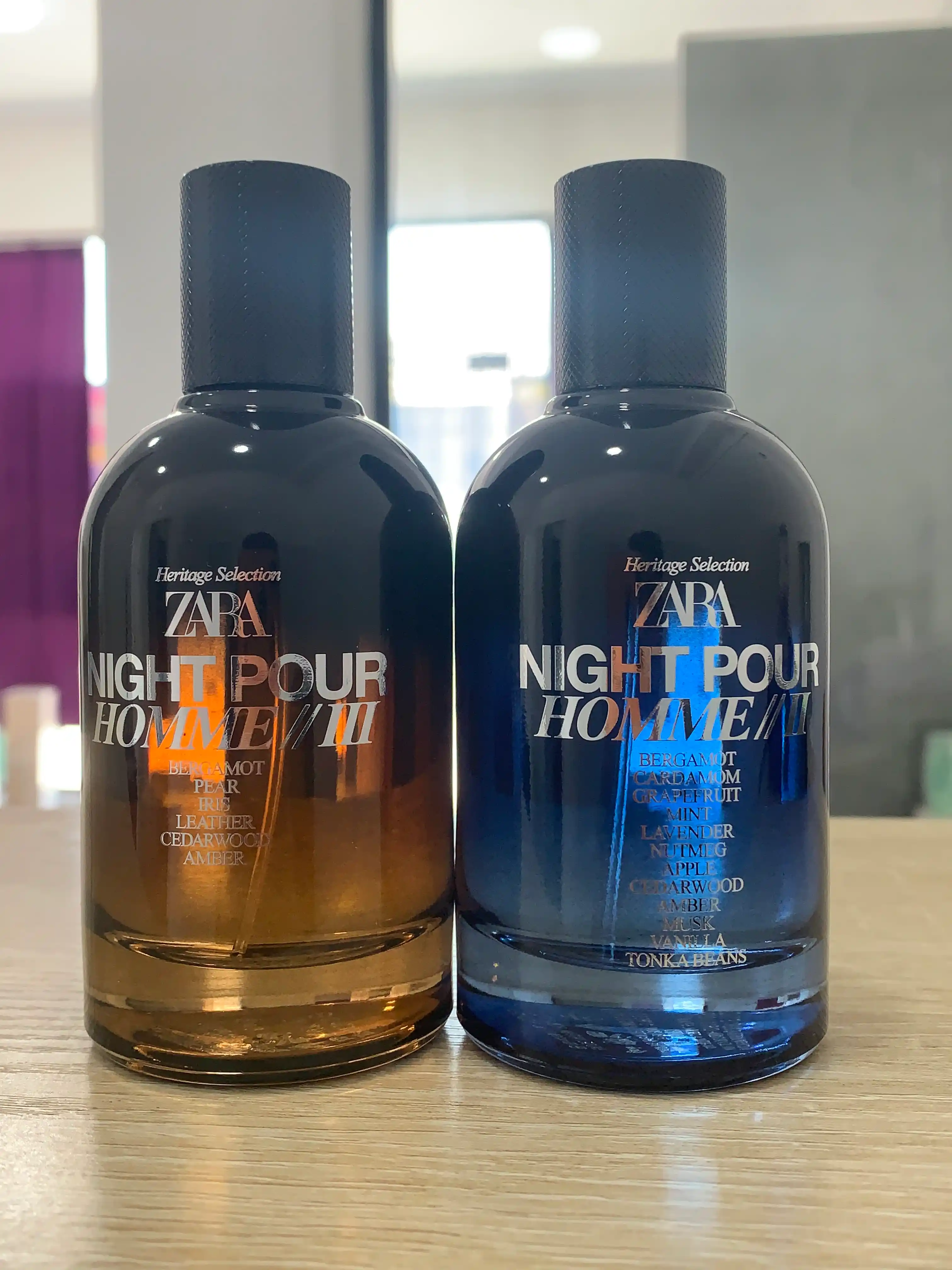 Парфюмерная вода для мужчин ZARA Night Pour Homme II 100 мл + Night Pour Homme III, 100 мл