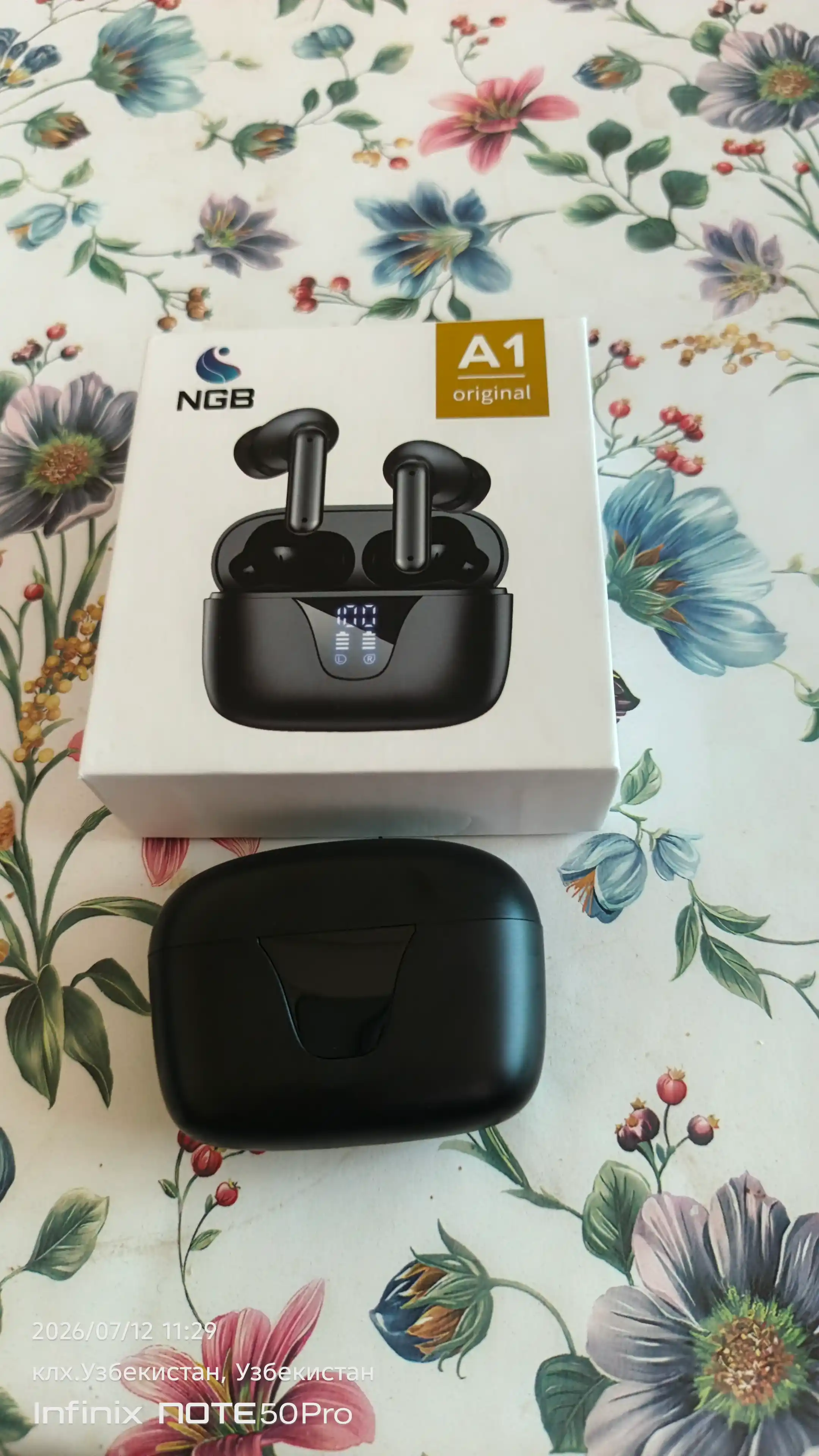 Simsiz quloqchinlar mikrofon bilan, naushnik sensorli shovqinni bekor qiluvchi, Bluetooth