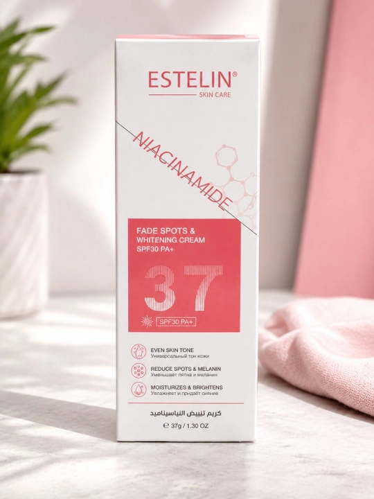 ESTELIN Niacinamide Fade Spots & Whitening Cream SPF30 PA+ 60 г - 