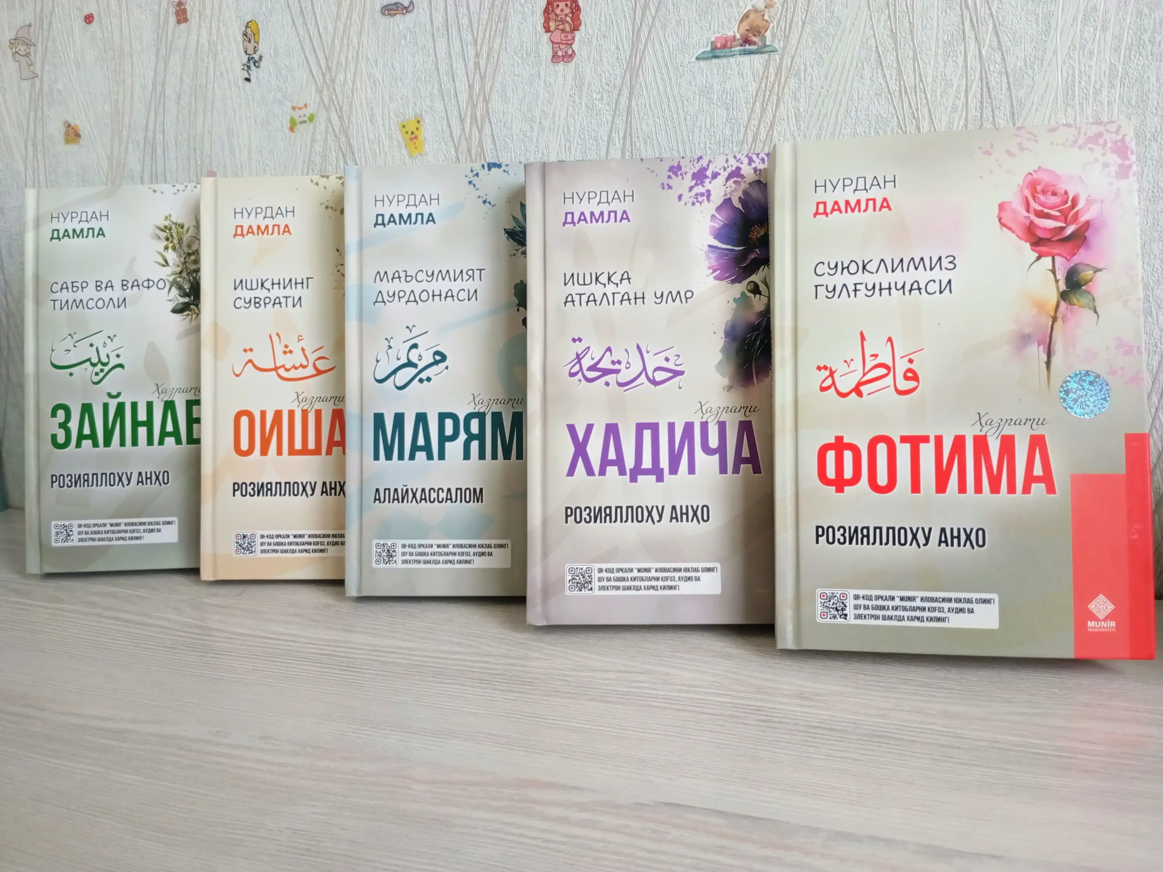 Хадиджа, Фатима, Аиша, Зайнаб, Марьям – комплект книг Нурдан Дамла