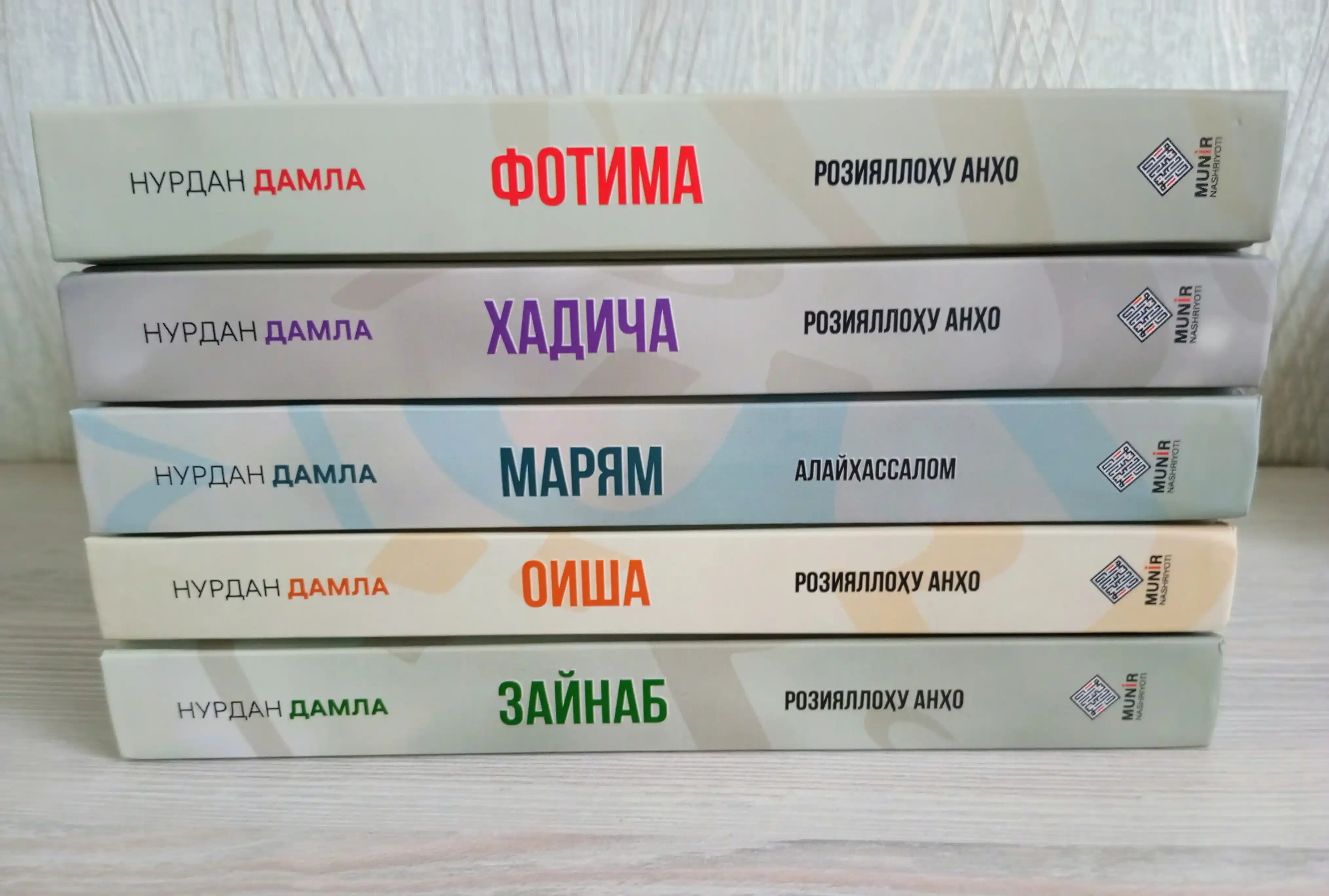Хадиджа, Фатима, Аиша, Зайнаб, Марьям – комплект книг Нурдан Дамла