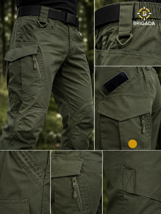 Tactical Cargo cho‘ntakli Ripstop Canvas erkaklar taktik shimi