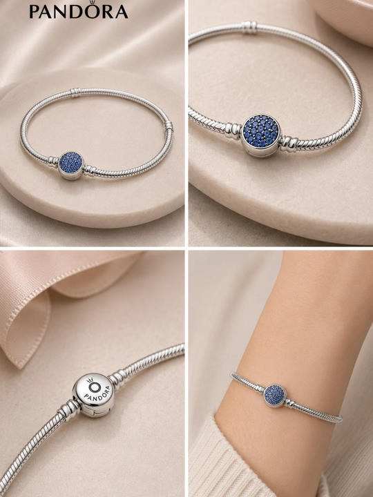 Серебряный браслет, кристалл Pandora 599288C01 - 