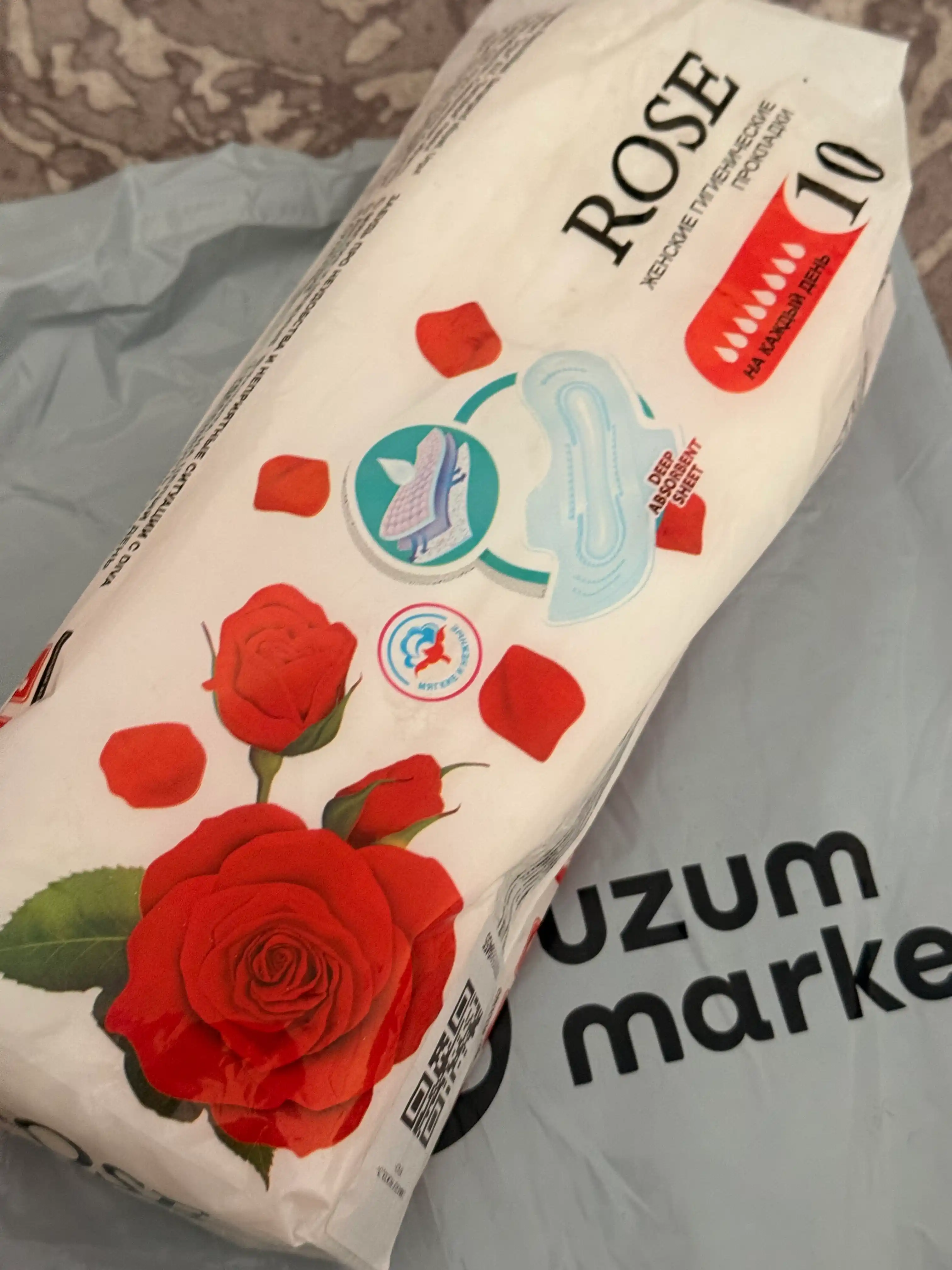 Ayollar uchun gigiyenik yostiqchalar prokladkalar, super shimuvchan, 10 dona