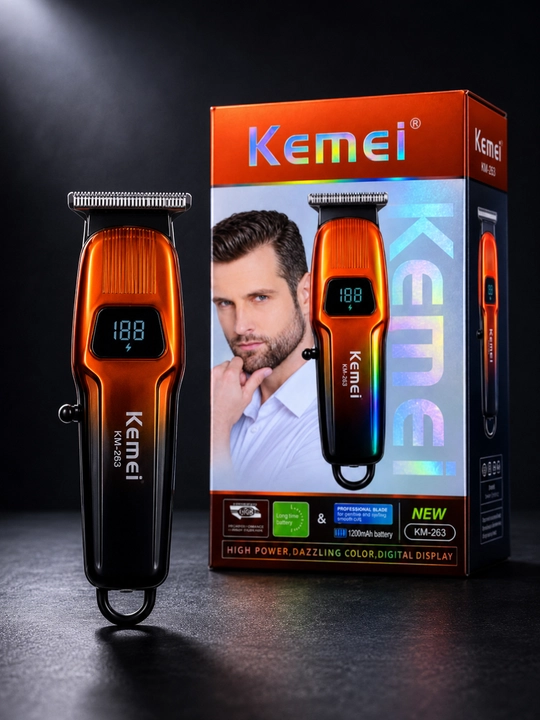 Профессиональный триммер Kemei KM-263 для волос и бороды