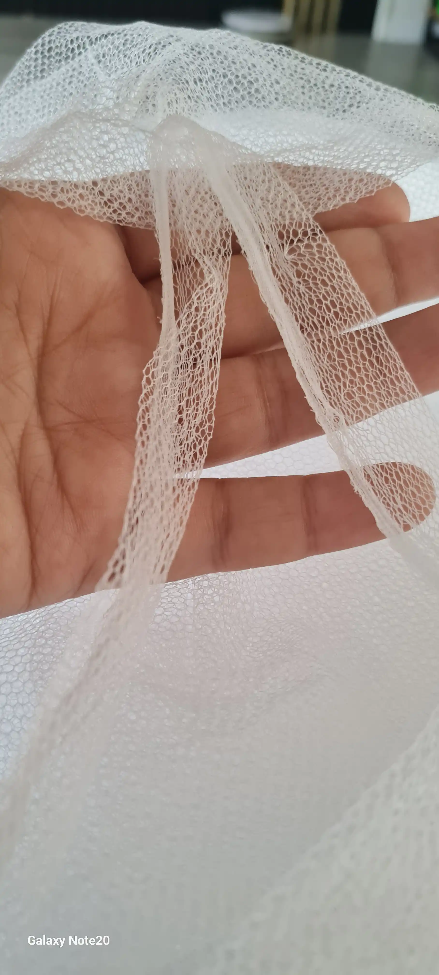 Pashshaxona va pashaxona, krovat uchun pashsha setka, oq rangli